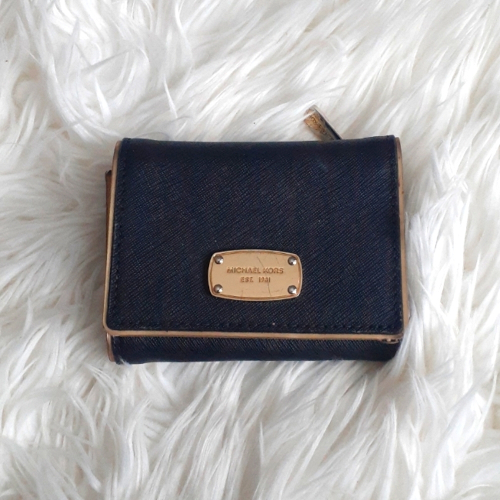 Michael Kors Black Saffiano Wallet